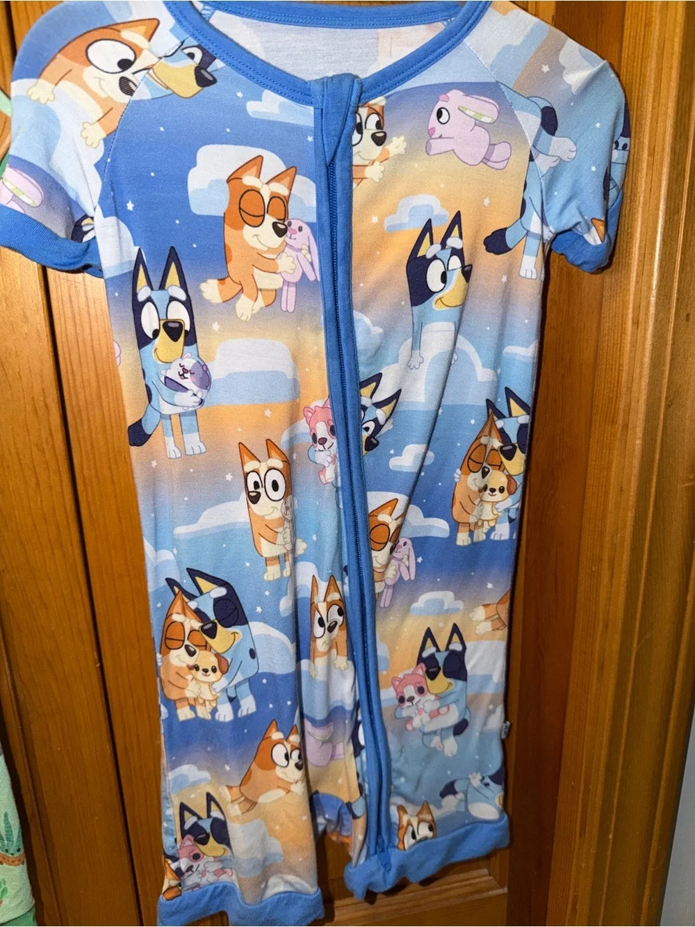 Little sleepies bluey shorty romper 2T - Picture 1 of 3